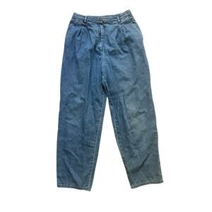 Bushwacker Vintage‎ Women's Pleated 100% Cotton Jeans size 8 90s Mom